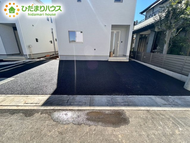 北本市二ツ家第1　新築戸建　クレイドル09の駐車場|9/14撮影