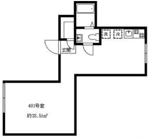 ドミールK西荻南の間取り