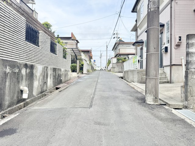 磐田市 西貝塚の前面道路含む現地写真|物件前の道路になります。