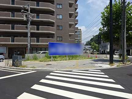 南区比治山町の外観|建築条件無し！3方角地！見通し良く陽当り良好◎