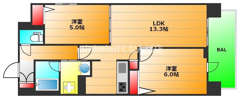 IBCレジデンスイーストの間取り