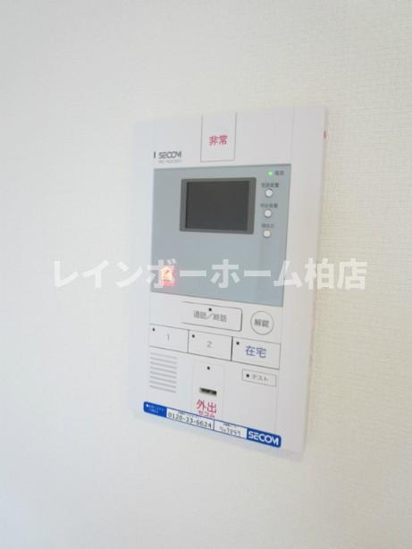 仲介手数料（賃料の1.10ヵ月）の50％OFF対象物件！のセキュリティ|モニタ付きインターホンです