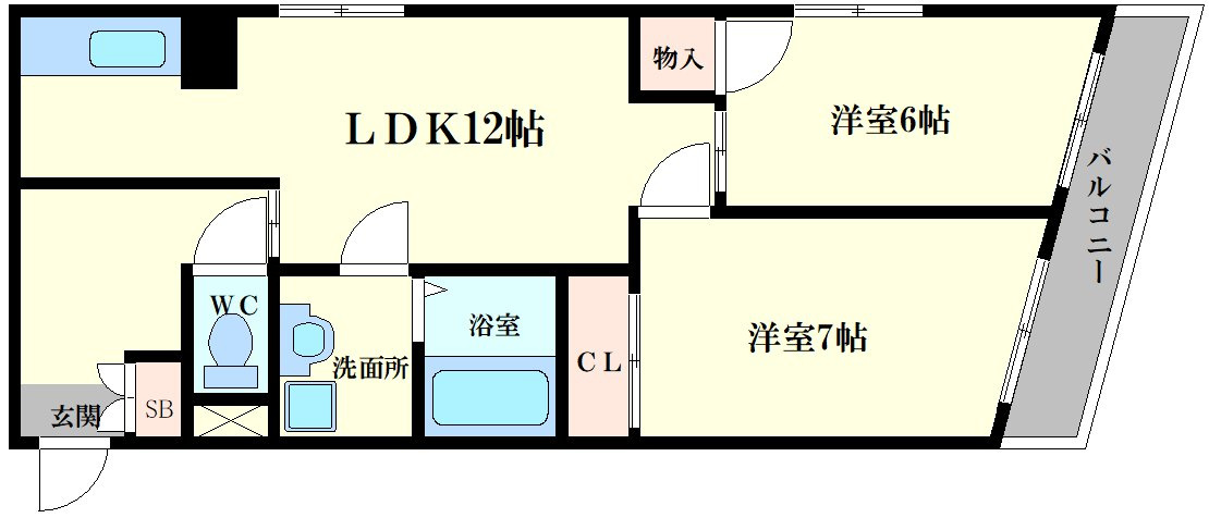 DAIKOマンションの間取り