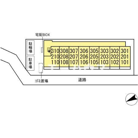 East Side Residence 2の区画図