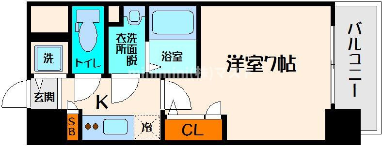エスリード大阪城の間取り