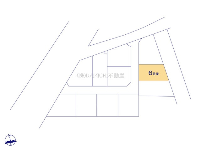 【区画図】 | 鶴ヶ島市藤金15期　グラファーレ　新築戸建　全11棟　6号棟