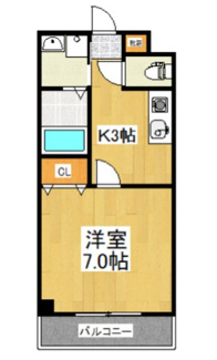 【間取り】 | シルビアⅡ | 間取りです。