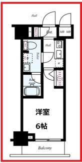 【間取り】 | メインステージ北千住Ⅳ