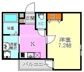 ALEGRIA高速長田の間取り