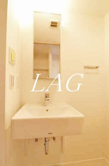 【洗面所】 | レジス大山 | 洗面台です。