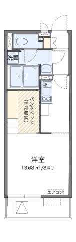 ミランダＣＯＵＲＴ　恋ヶ窪の間取り|代表的な間取のため実際の間取とは異なる場合があります
