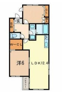 【間取り】 | Ｍａｉｓｏｎ　Ｒｉｔｓ | 間取りです。