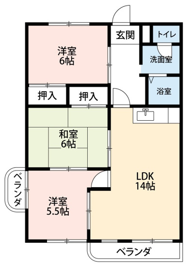 【間取り】 | アビタシオン酒井