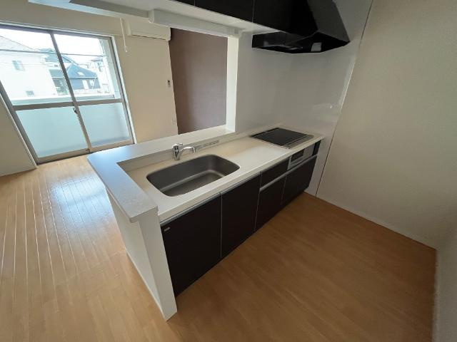 鶴ヶ島市大字中新田のアパートのキッチン|キッチン