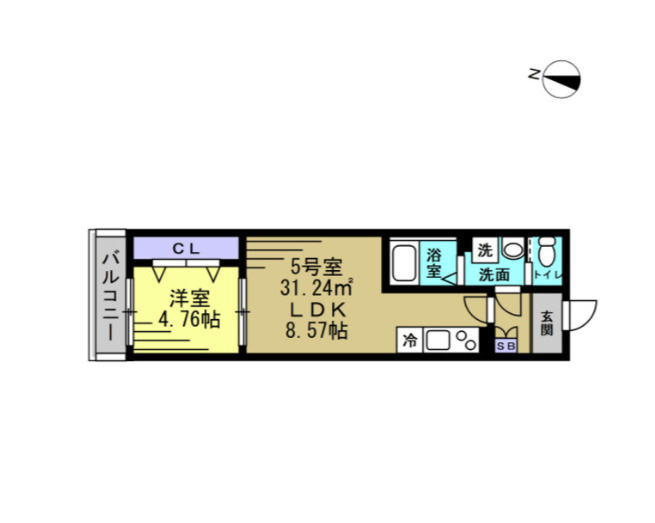 TKP北小金Ⅰの間取り