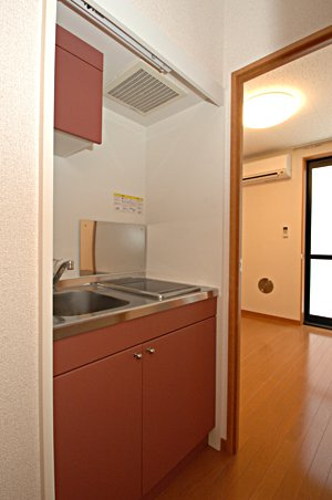 レオパレスグリーンハートのキッチン