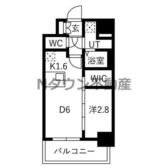 【間取り】 | メイクスアート名古屋リニアFRONT | 間取りです。
