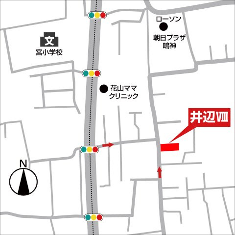井辺Ⅷ・新築戸建の地図