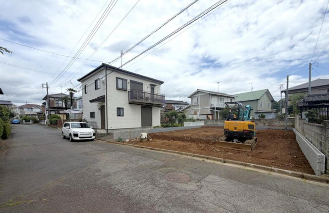 【前面道路含む現地写真】 | 牛久市田宮町17期　新築戸建