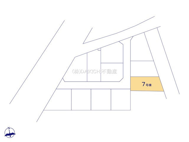 【区画図】 | 鶴ヶ島市藤金15期　グラファーレ　新築戸建　全11棟　7号棟