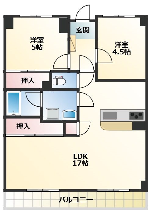 パークアベニューの間取り