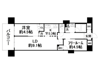 【間取り】 | レーベン清水五条