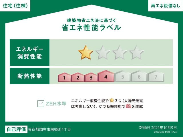 レオンの外観|省エネ性能ラベル