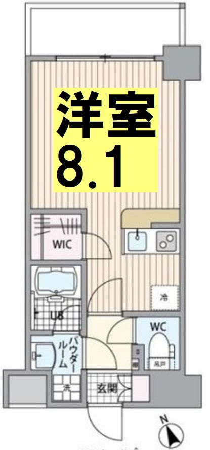 オーキッドレジデンス船橋本町の間取り