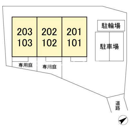 ソーヤエイトクファームの区画図