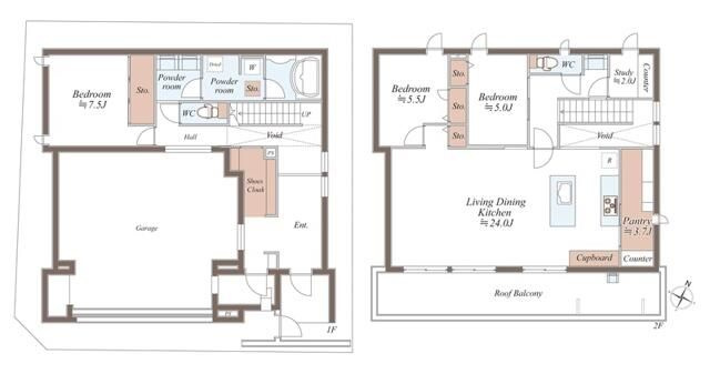 高輪１丁目戸建の間取り