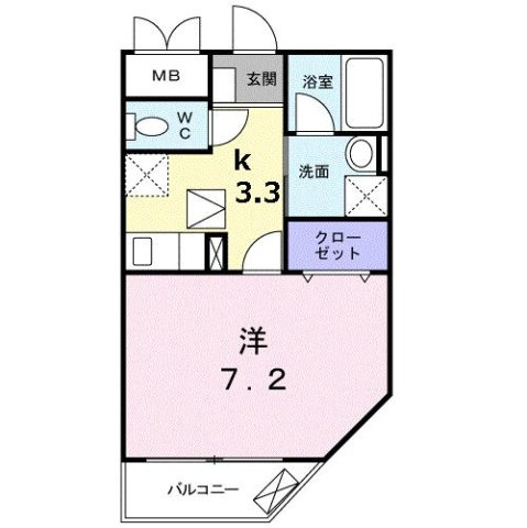 メゾンドール戸塚の間取り