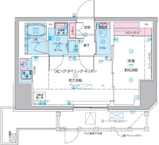 【間取り】 | ジェノヴィア桜上水Ⅱ 