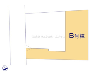 【区画図】 | 昭島市朝日町4丁目　新築戸建　【全2棟】