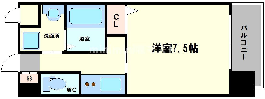 リヴィアスナンバクラスの間取り