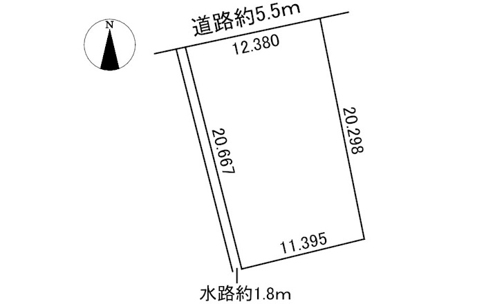 土地　豊岡町の土地図
