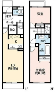 【間取り】 | アムールＳⅡ | 間取りです。