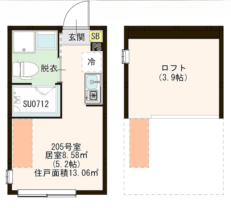 ＭＩ ＣＡＳＡ 平和台の間取り