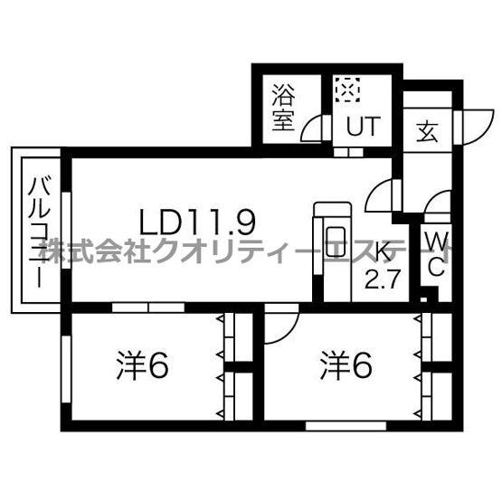 【間取り】 | ラフィーネ福住