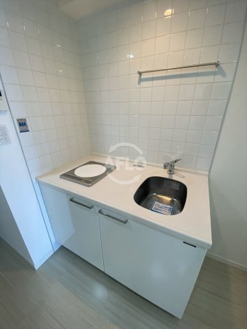 レオンコンフォート谷町六丁目のキッチン|レオンコンフォート谷町六丁目　1口IHシステムキッチン