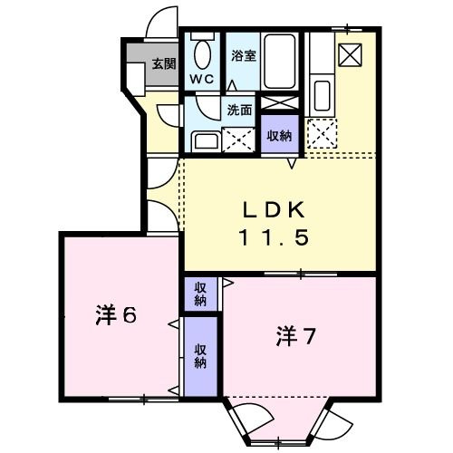 【間取り】 | モンラルジュ8番館