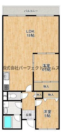 ロジェ藤阪の間取り