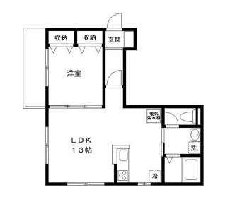 【間取り】 | カーサ・フェリス | 間取りです。