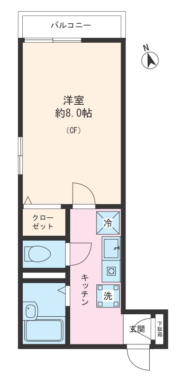 コンフォートJINの間取り