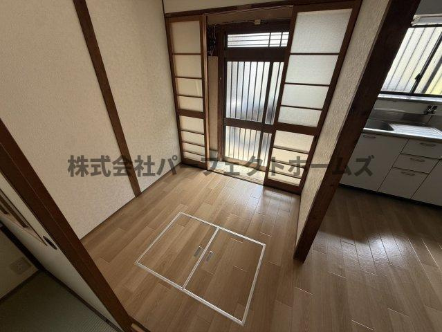 香里西之町テラスハウス　賃貸の玄関|毎日通る玄関はこちらです