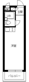 【間取り】 | スカイコート新宿第２ | 間取りです。