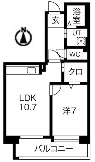【間取り】 | アクティ目黒駅前１号棟