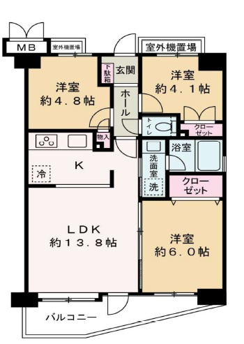 【間取り】の画像