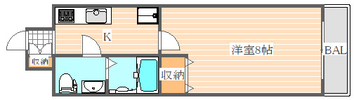 リファレンス博多の間取り|使いやすい間取りです。