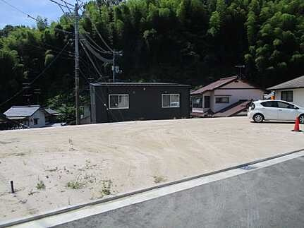 廿日市市地御前北３丁目　新築一戸建ての前面道路含む現地写真
