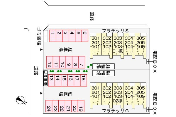フラテッリ　Ｓの駐車場